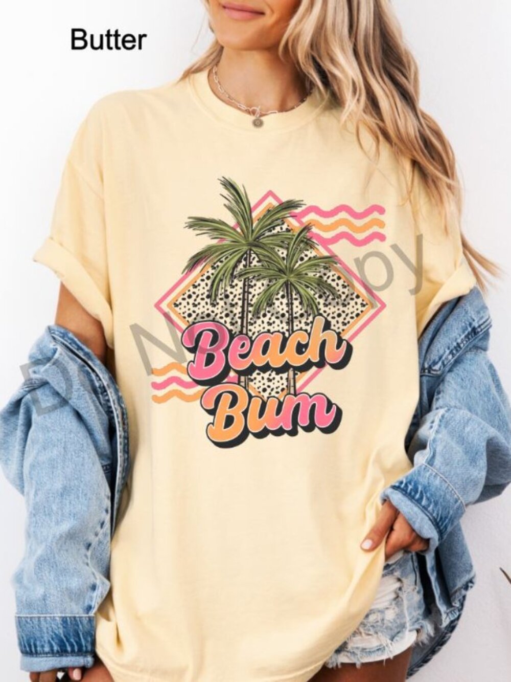 Comfort Colors Retro Tropical Graphic Tee Palm Tree Summer Coastal